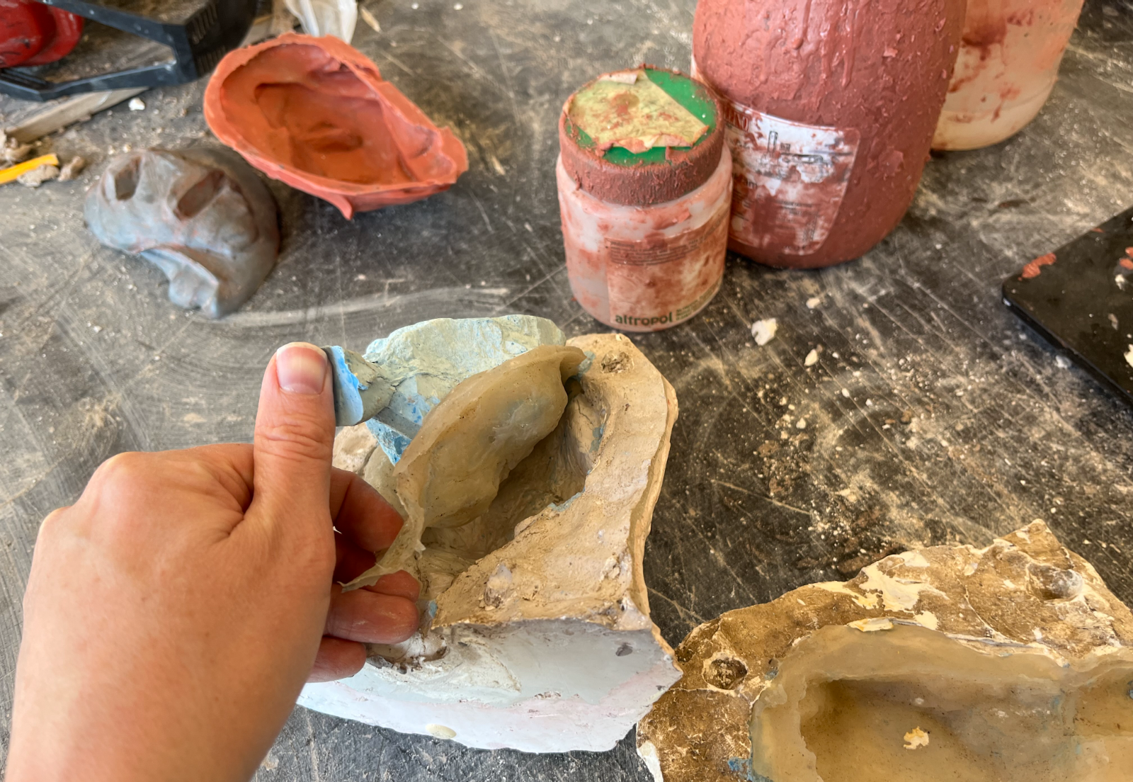 Grundkurs skulptur: Formtagning och gjutning